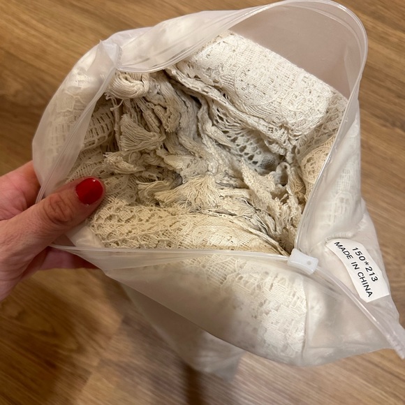 Boho 2 Panel Crochet Curtains - Picture 2 of 7